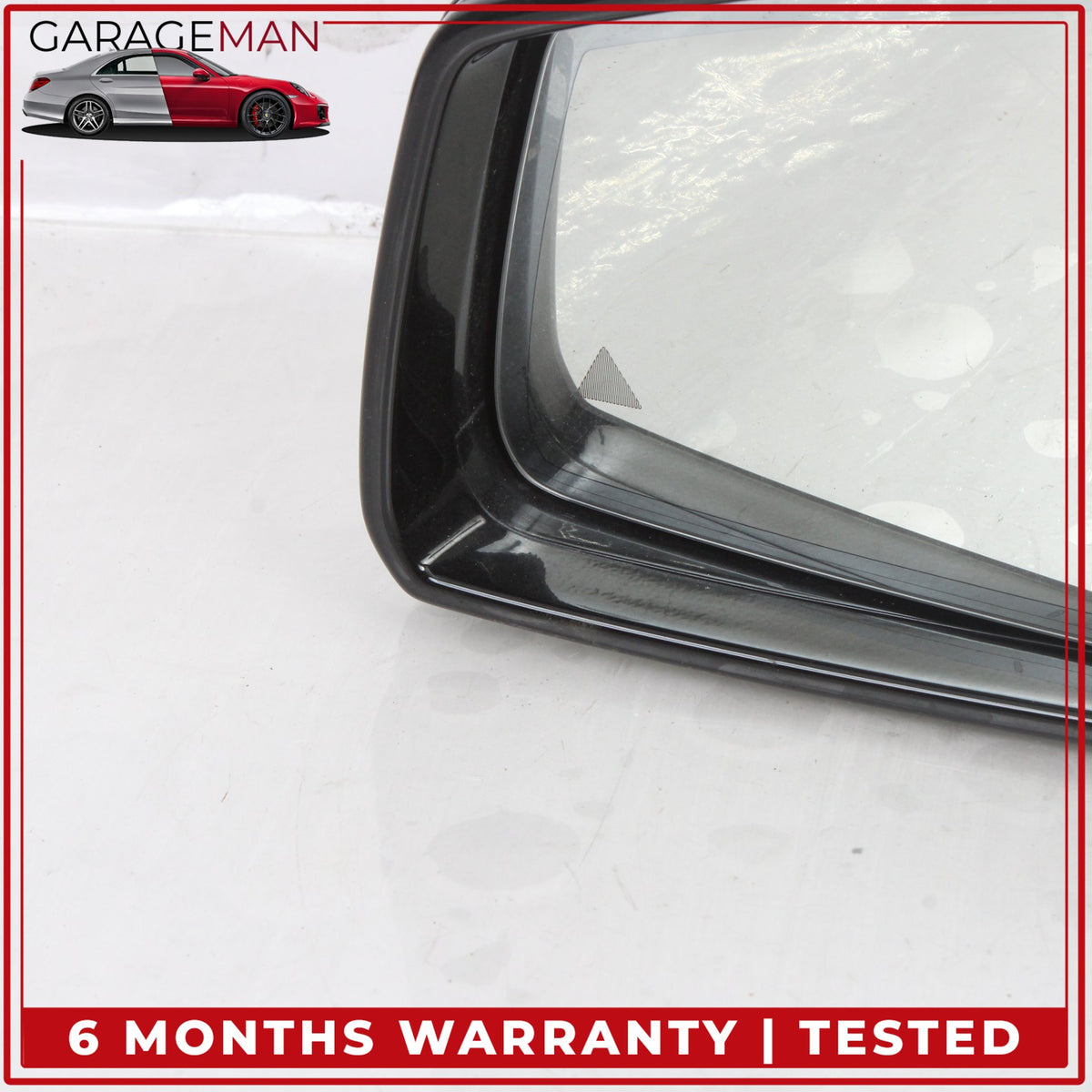 2010-2016 Mercedes W212 E350 Left Door Rear View Mirror w/ Blind Spot Black OEM