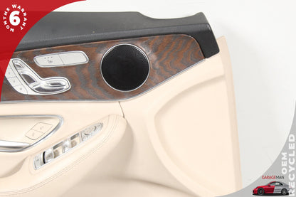 2015-2015 Mercedes W205 C350e C300 Front Left Side Interior Door Panel OEM
