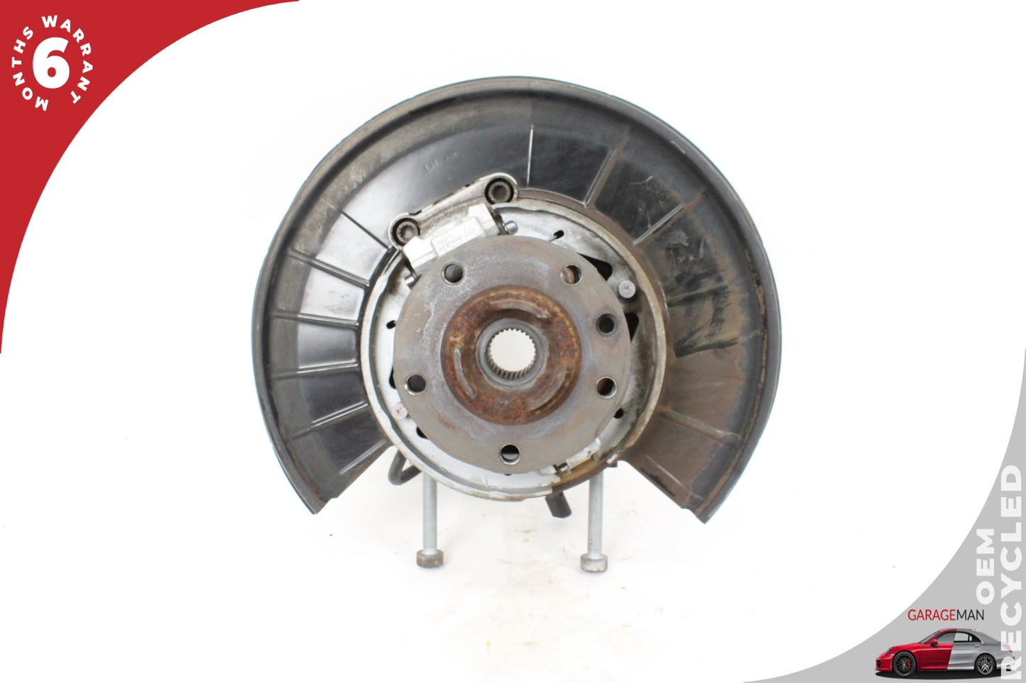 11-14 Porsche Cayenne 92A AWD 4.8 Rear Left Spindle Knuckle Wheel Hub 7P5616040A