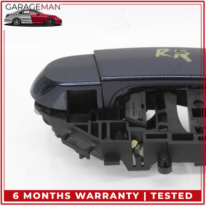2014-2020 BMW 430i F36 Rear Right Passenger Side Exterior Door Handle Blue OEM