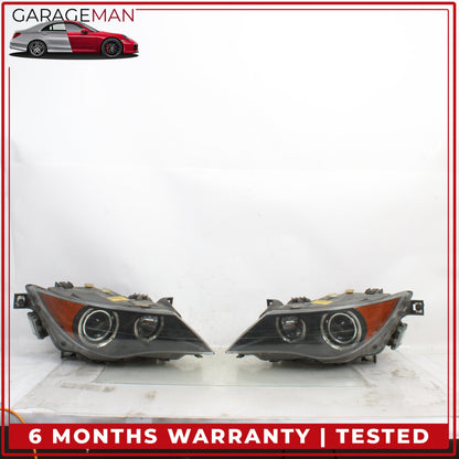 2004-2007 BMW 650i E64 Front Left & Right Side Xenon Head Light Lamp OEM