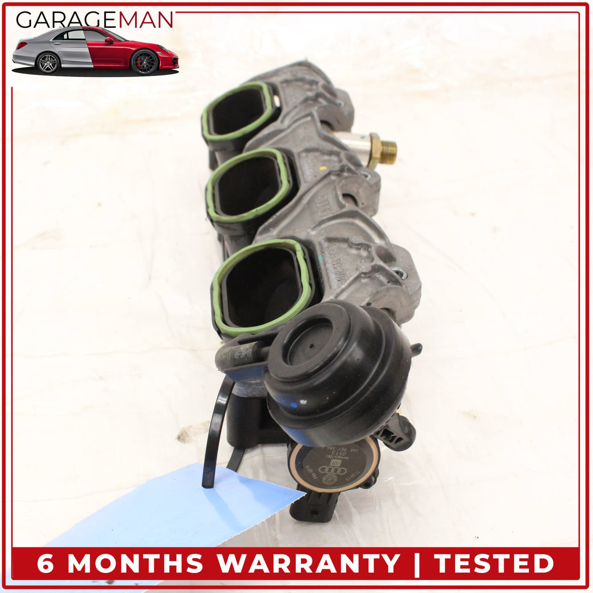 2010-2018 Audi A6 A7 3.0L Engine Left Side Lower Intake Manifold 06E133340E OEM