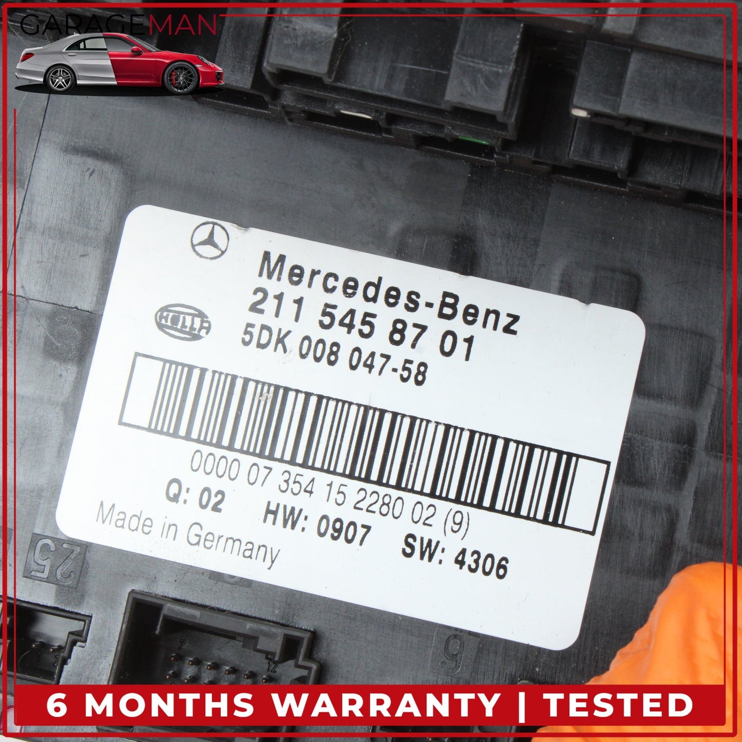 2003-2011 Mercede W211 E320 CLS550 Rear Fuse Relay Box Module 2115458701 OEM