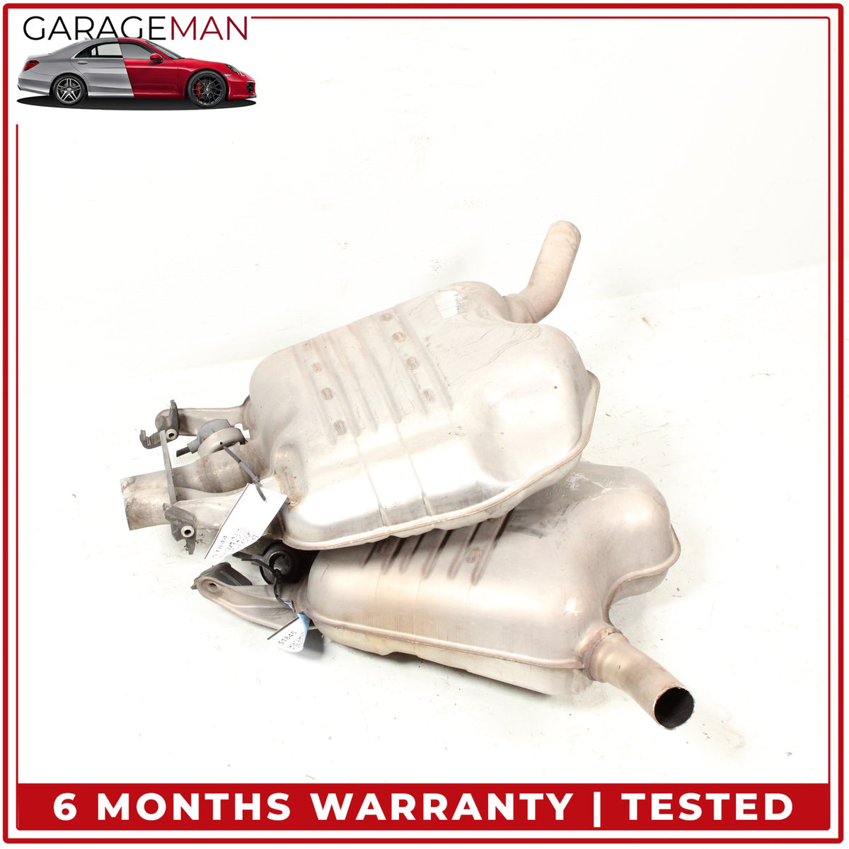 2015-2017 Mercedes-Benz S550e W222 RWD Exhaust Mufflers Tips Set 2224911500 OEM