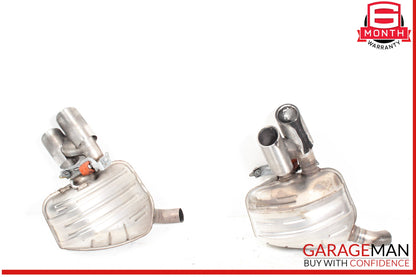 2010-2013 Porsche Panamera 970 Exhaust Muffler Mufflers Right & Left Set