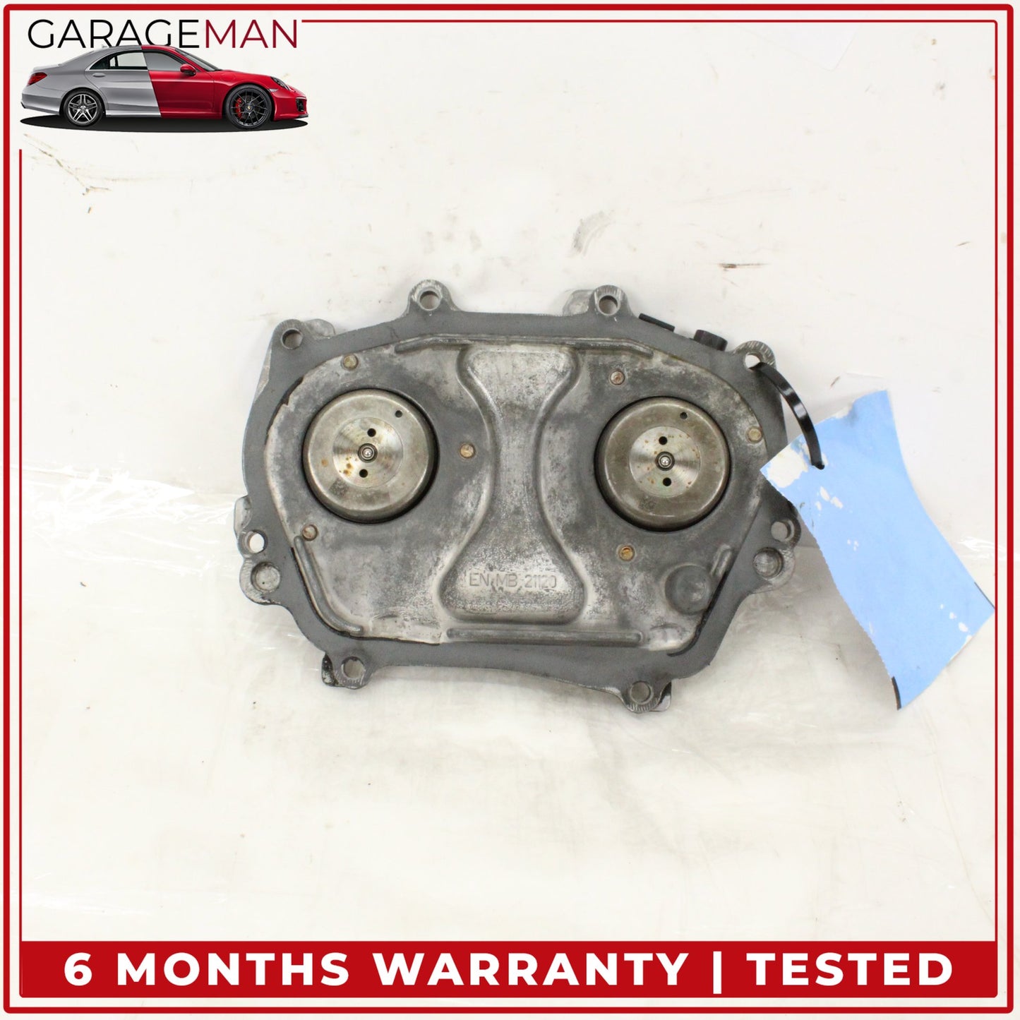 2012-2018 Mercedes W216 CL550 Engine Timing Chain Cover Plate 2760150201 OEM