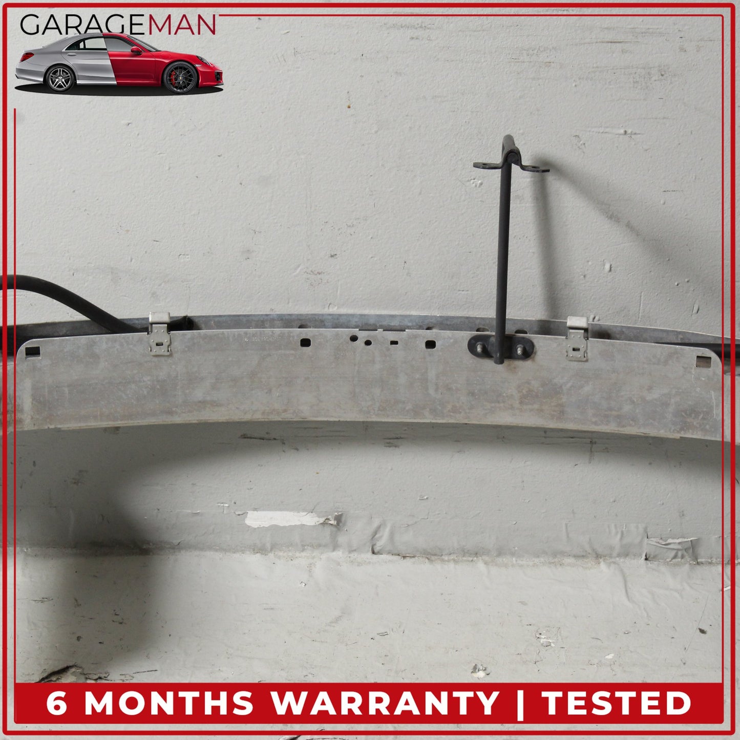 2008-2014 Mercedes W204 C250 Front Bumper Reinforcement Bar w/ Brackets OEM