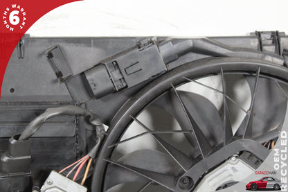 2003-2010 Porsche Cayenne 957 Radiator Dual Cooling Fan Motor Assembly OEM