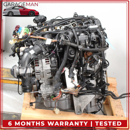 2014-2018 BMW 328d RWD 2.0L Diesel Engine Motor Assembly N47D20O1 mileage 140k