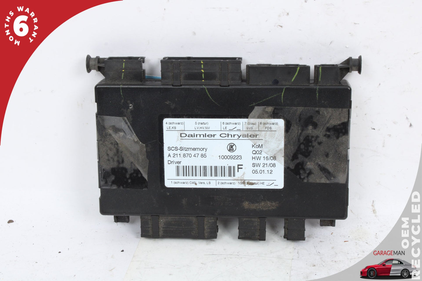 2003-2012 Mercedes X164 GL450 Front Left Side Seat Control Module 2118704785 OEM