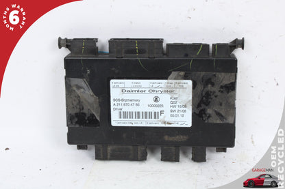 2003-2012 Mercedes X164 GL450 Front Left Side Seat Control Module 2118704785 OEM