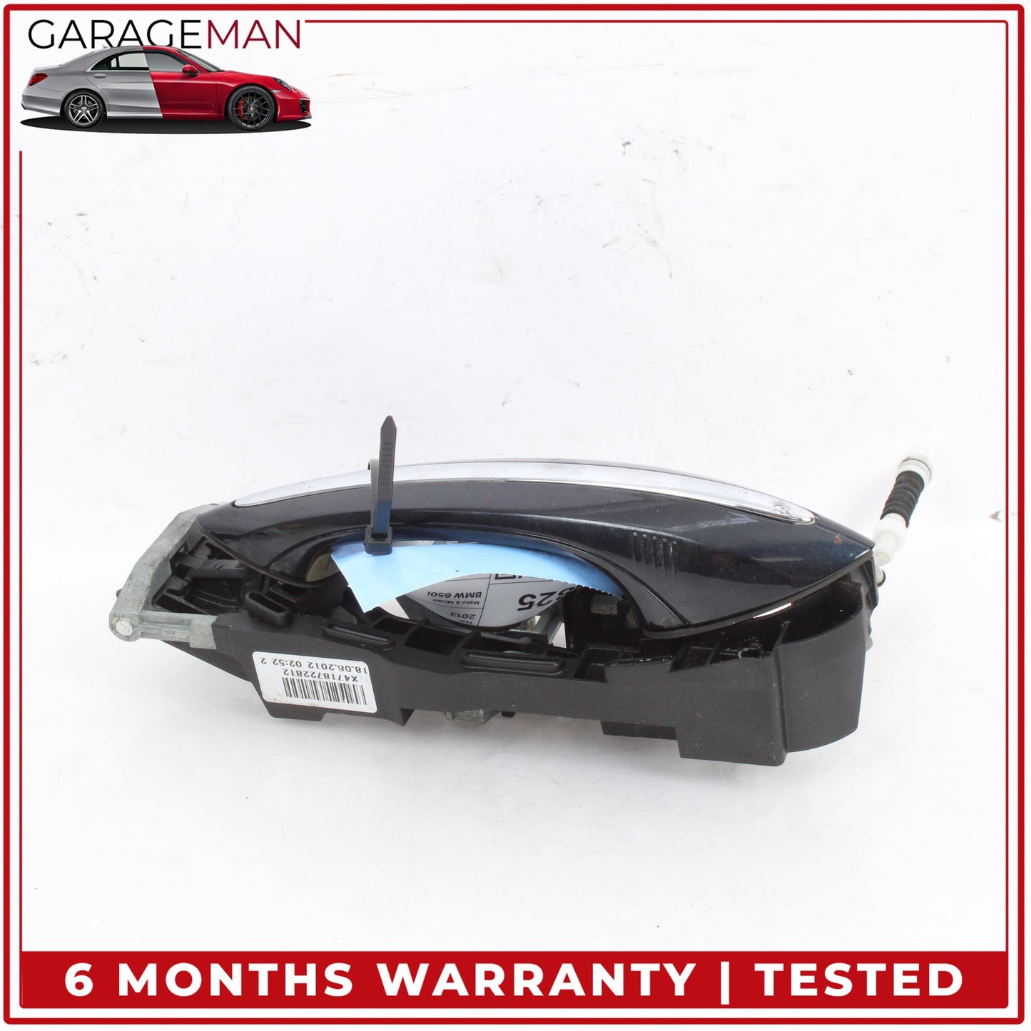 2012-2019 BMW 650i Right Passenger Side Exterior Door Handle Black 7249980 OEM
