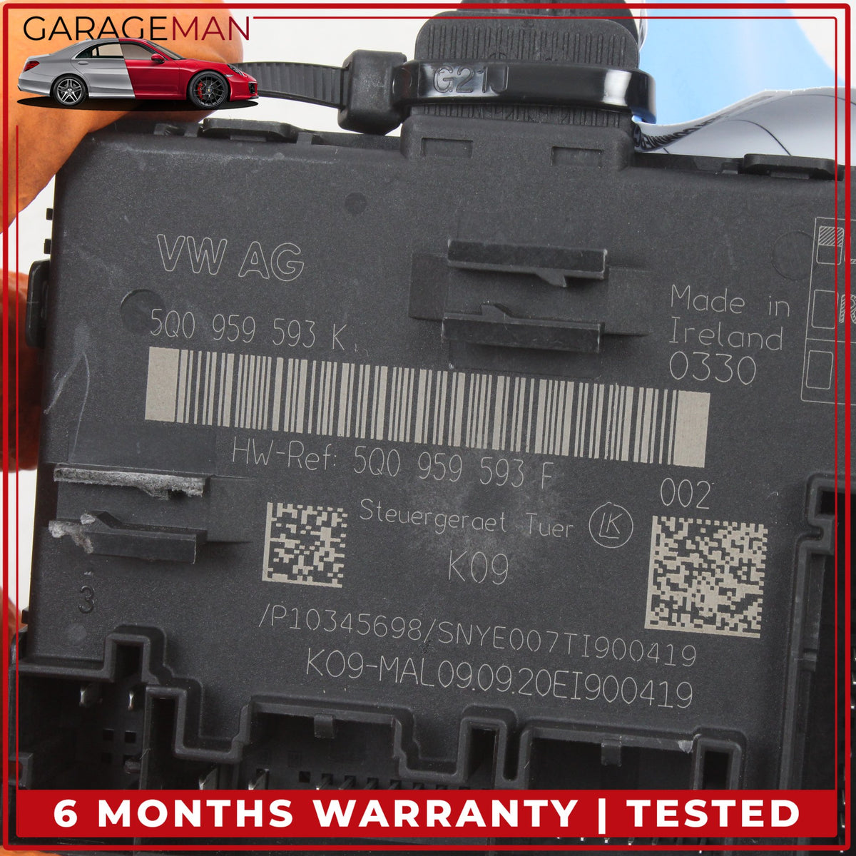 2016-2026 Audi Q3 A3 S3 Front Left Side Door Control Module Unit 5Q0959593K OEM