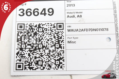 2011-2018 Audi A8 Front Left Side Door Lock Latch Actuator 4H1837015 OEM