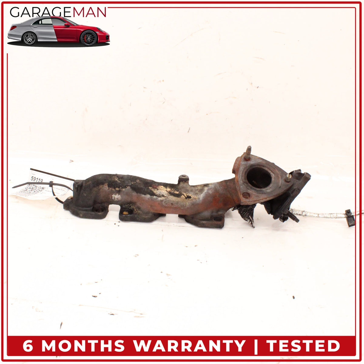 2016-2021 LR Range Rover Sport L494 Right Side Exhaust Manifold 9X2Q9430DA OEM