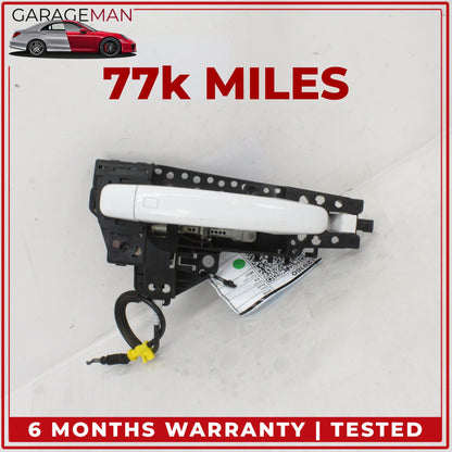 2009-2016 Audi A4 S4 A5 S5 Right Passenger Side Exterior Door Handle White OEM