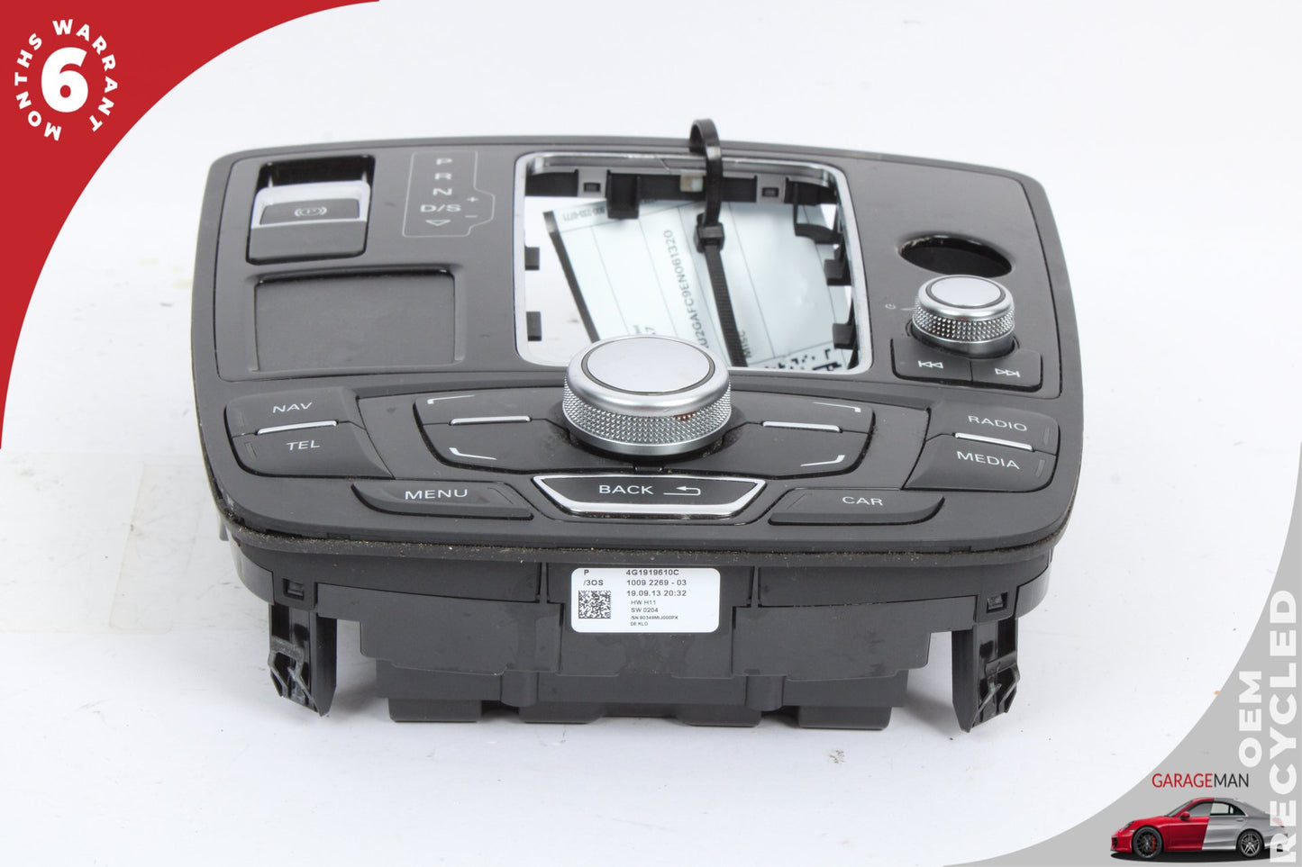 2012-2015 Audi A7 MMI Center Console Shifter Bezel Switch Panel 4G1919610C OEM