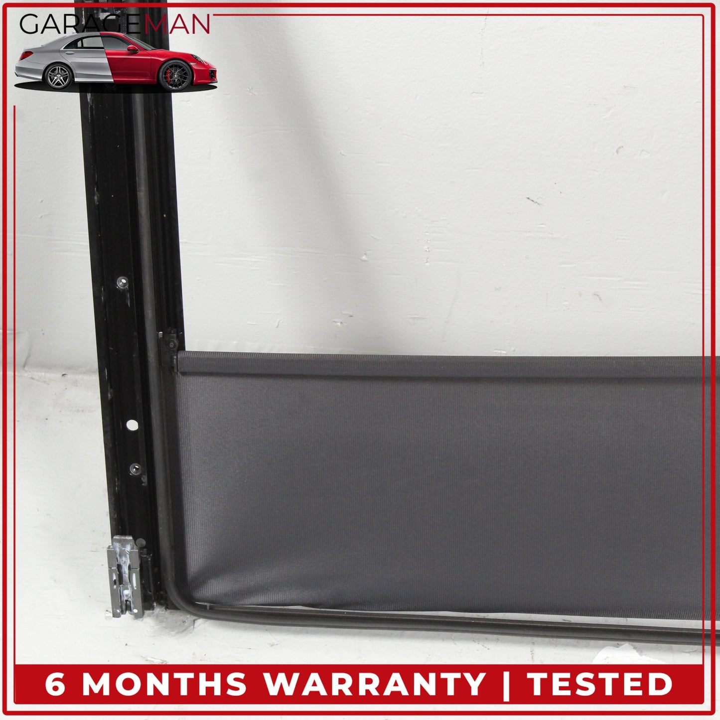 2015-2021 Mercedes W205 C300 Front Panoramic Sunroof Roller Blind Rail Frame OEM
