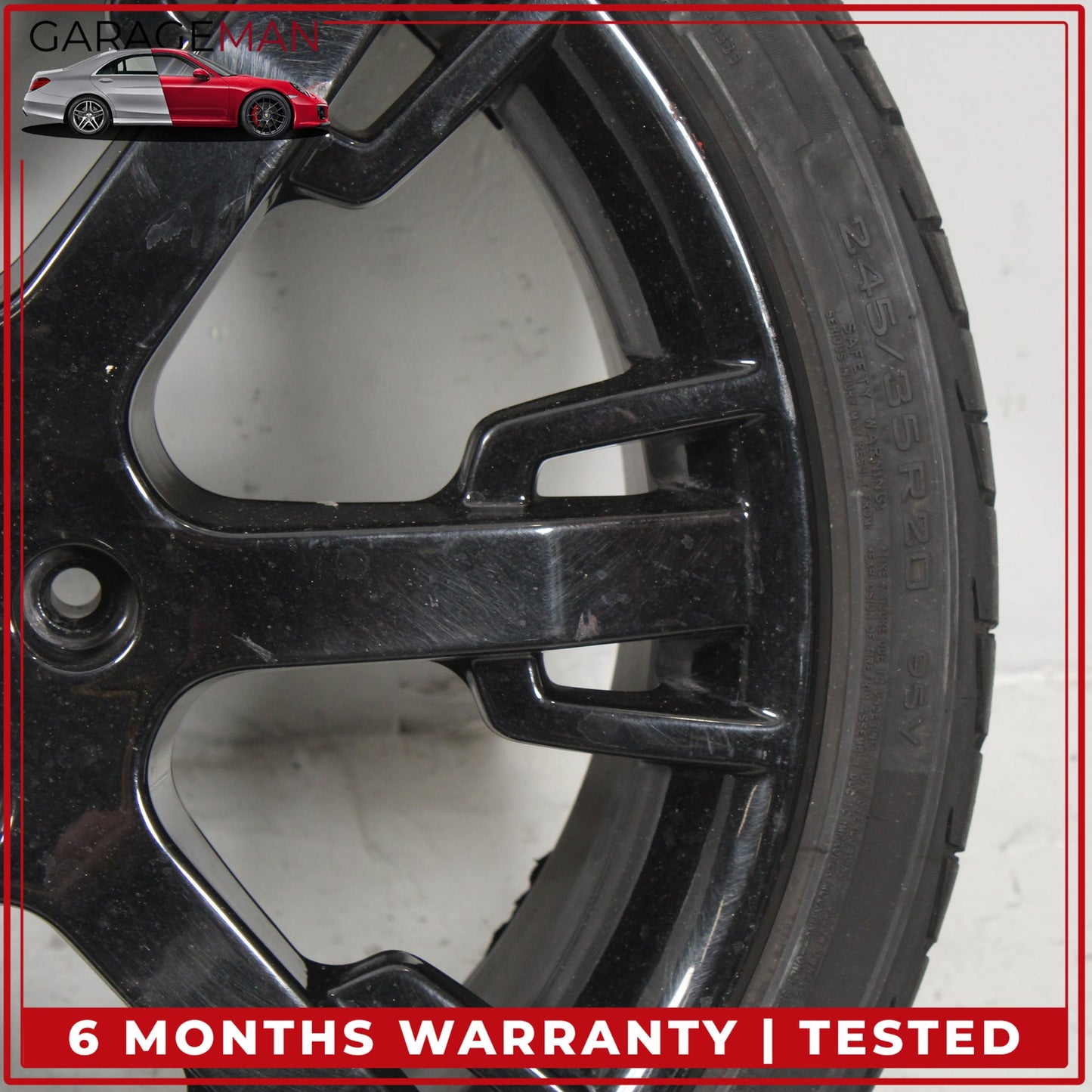 2008-2019 Maserati GranTurismo Front Wheel Rim w/ Tire 8.5JX20H2 ET52 238208 OEM
