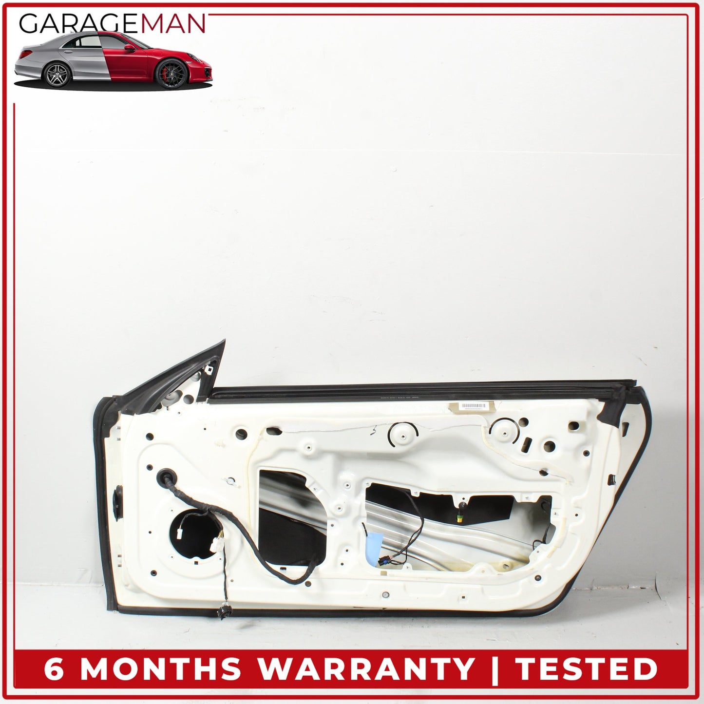 2008-2019 Maserati GranTurismo Coupe Front Right Door Shell White 68498600 OEM