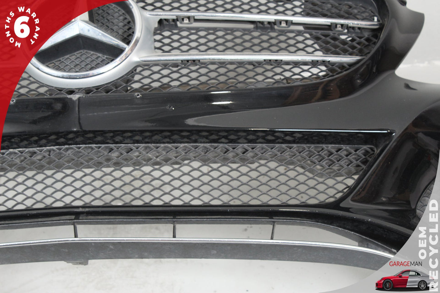 2015-2018 Mercedes-Benz C300 W205 Sedan Front Bumper Cover 2058850024 Black OEM