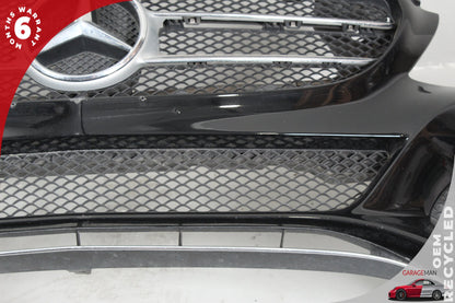 2015-2018 Mercedes-Benz C300 W205 Sedan Front Bumper Cover 2058850024 Black OEM