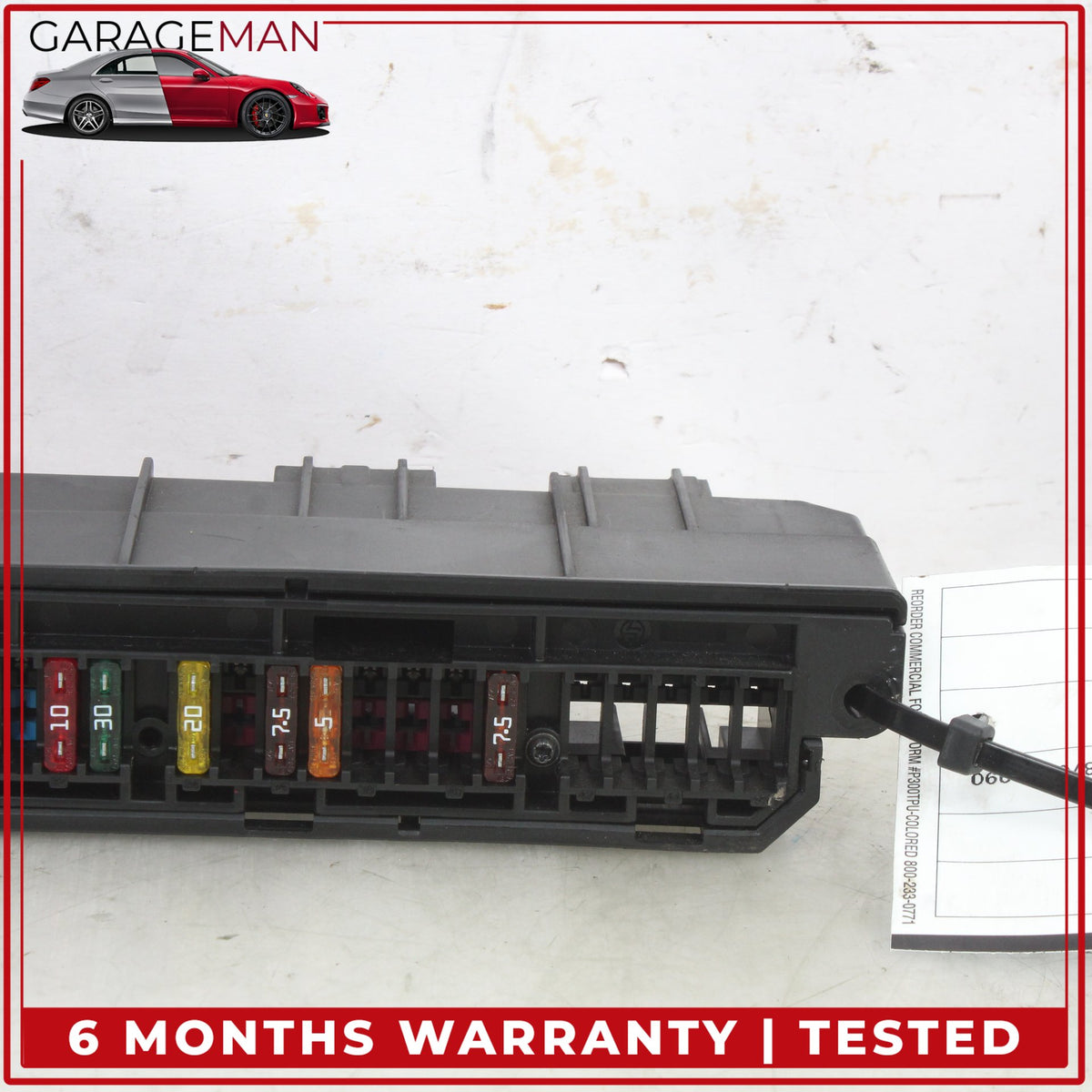 2004-2010 BMW 650i E64 Front Power Distribution Fuse Box 6957330 OEM