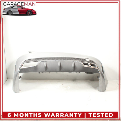 2015-2018 Mercedes-Benz C300 W205 Sport Rear Bumper Cover Assembly Silver OEM