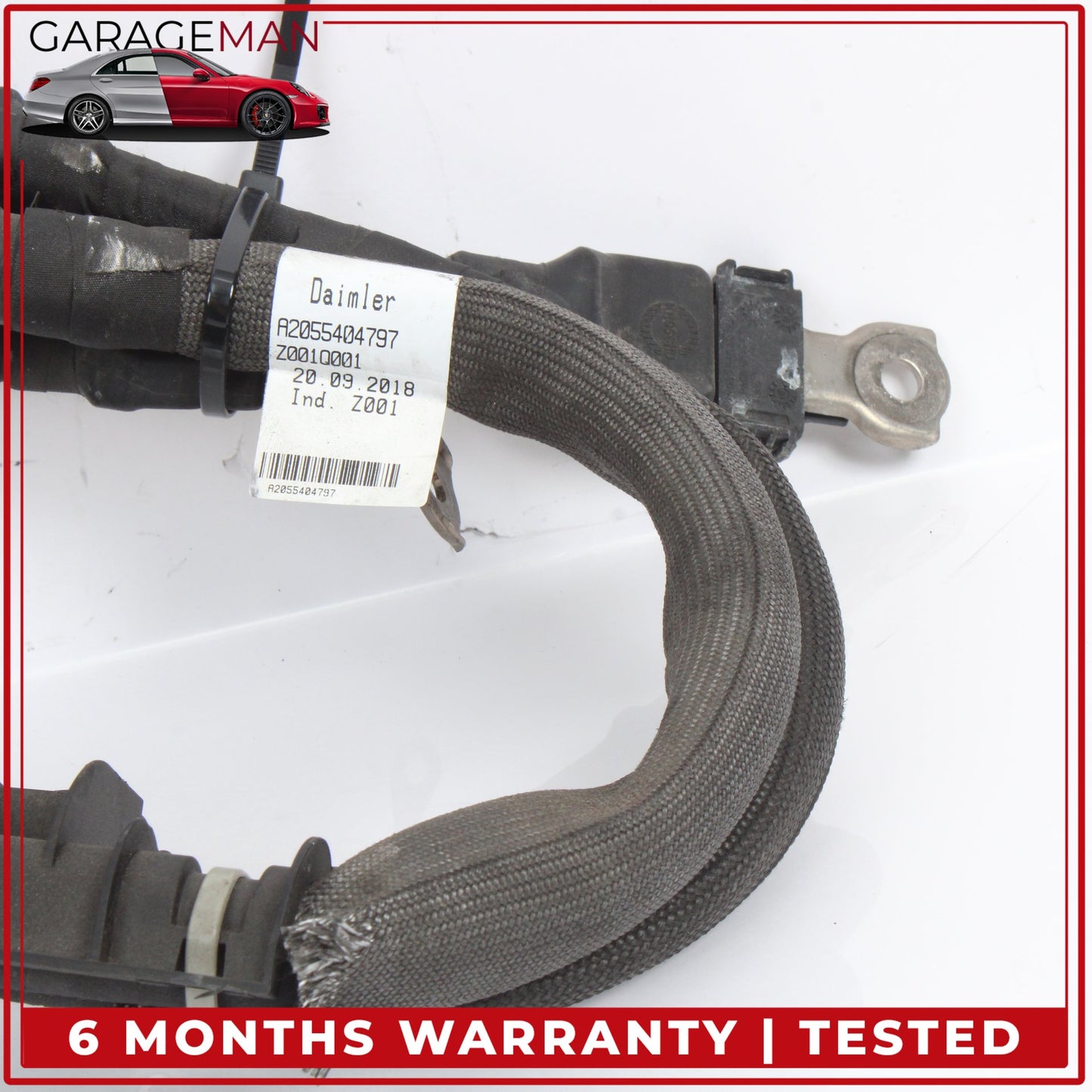 2015-2020 Mercedes W205 C300 Battery Starter Alternator Cable Harness OEM