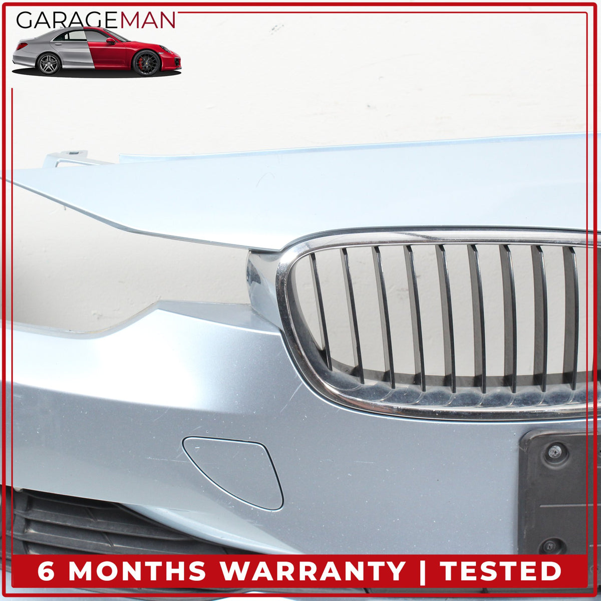 2012-2015 BMW F30 320i 328i xDrive Front Bumper Cover Panel Blue Metallic OEM
