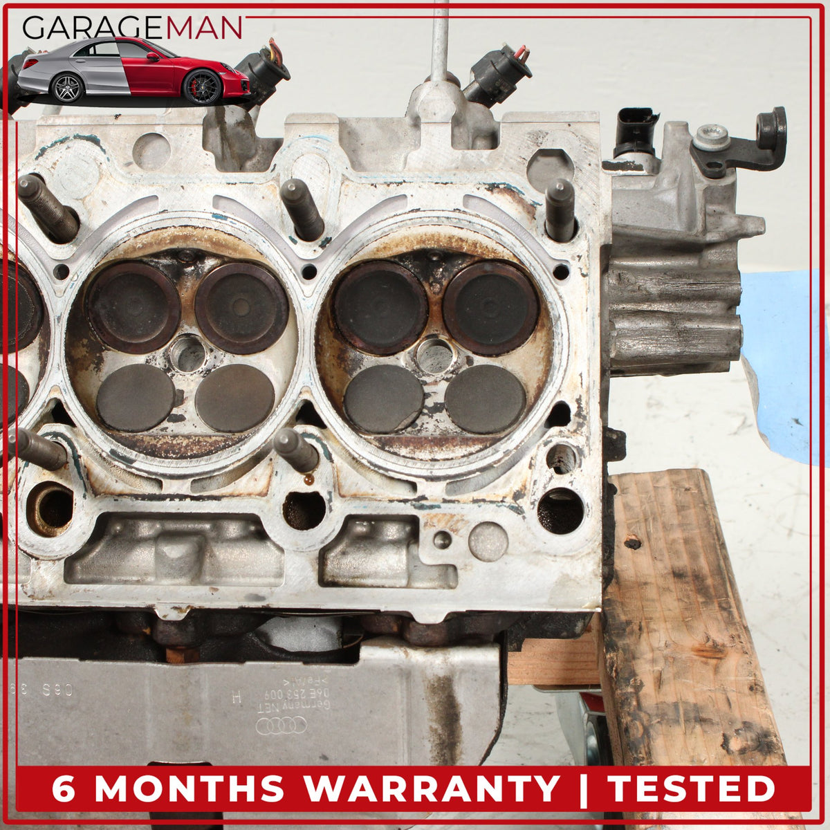 2010-2018 Audi A6 A7 Q5 VW Touareg 3.0L Left Side Cylinder Head 06E103403M OEM