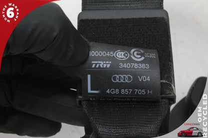 2012-2018 Audi A6 A7 Front Left Driver Side Seat Belt Black 4G8857705H OEM