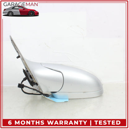 2005-2008 Mercedes R171 SLK280 Left Door Rear View Mirror Silver Metallic OEM