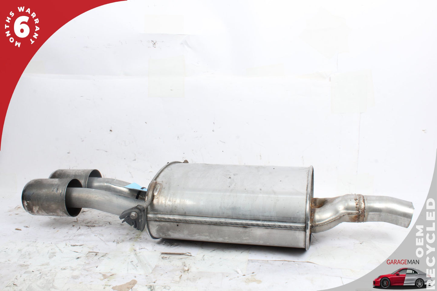 2009-2015 Mini Cooper Exhaust Muffler Pipe End Section w/ Twin Tips 2756514 OEM