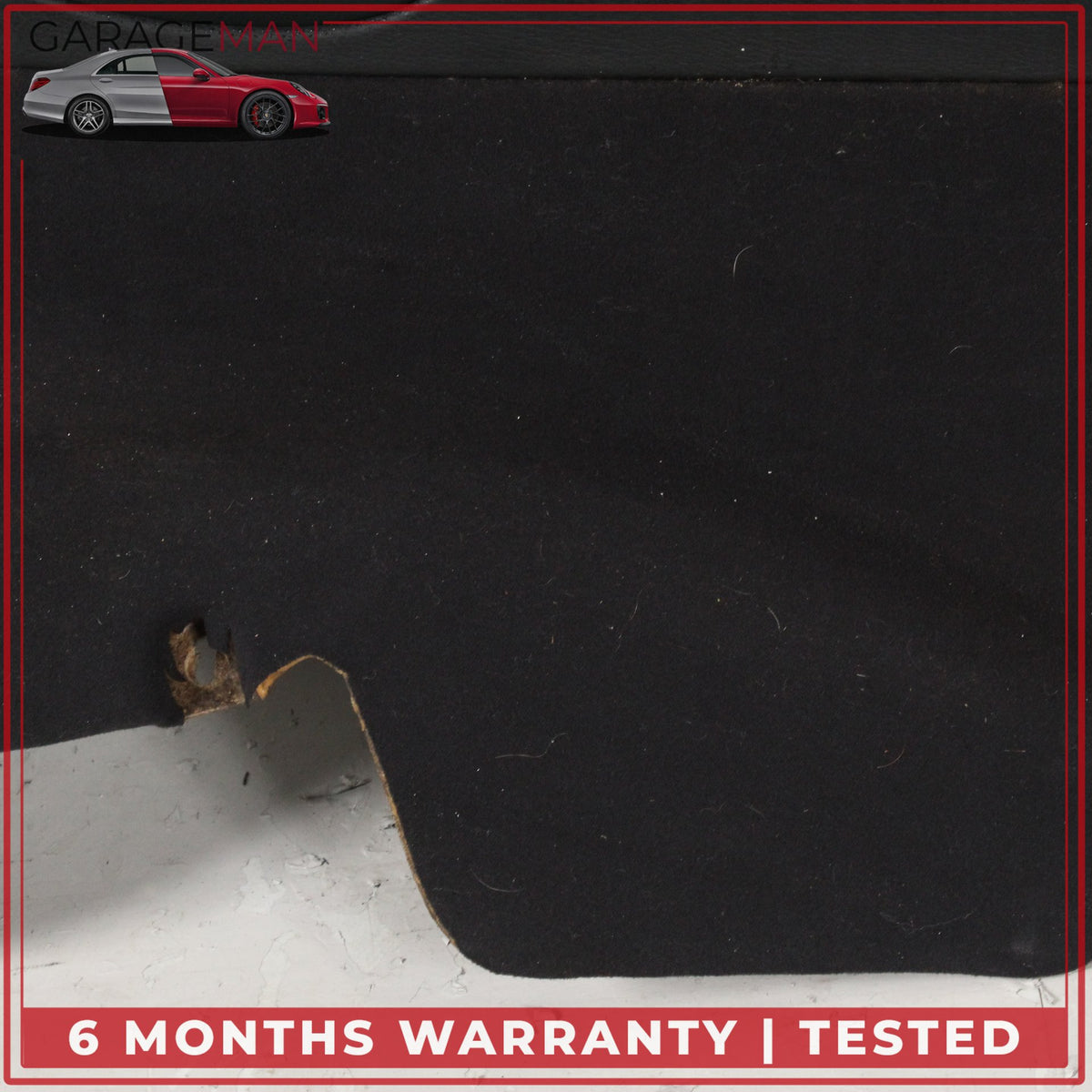 2000-2006 Mercedes W215 CL500 Rear Right Side Door Trim Panel Leather Black OEM