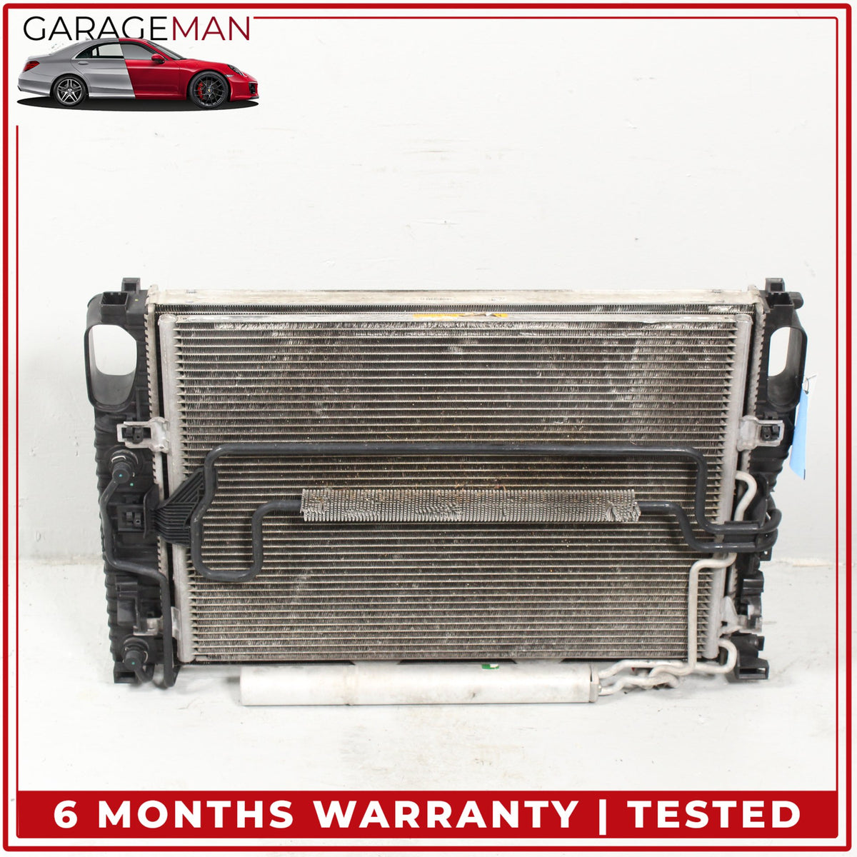 2003-2006 Mercedes W219 CLS500 E500 Water Cooling Radiator AC A/C Condenser OEM