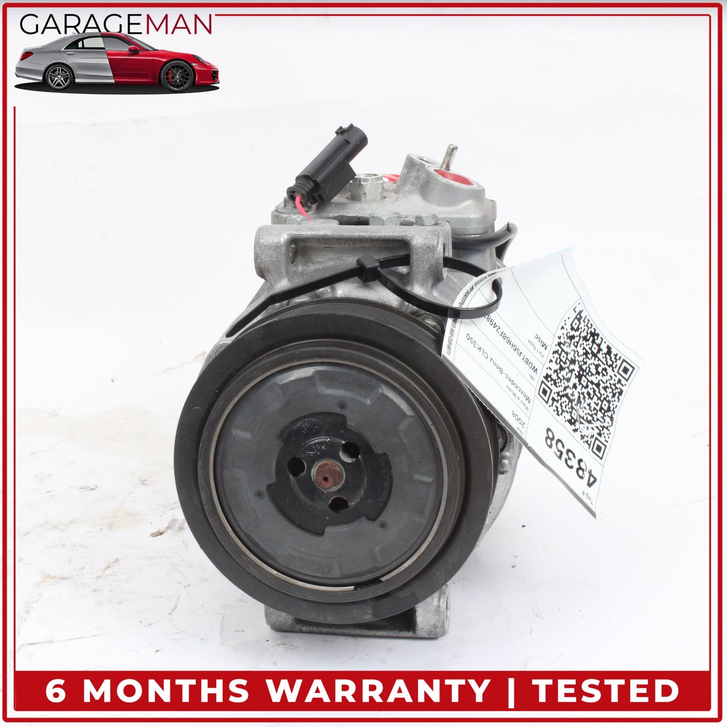 2006-2009 Mercedes W209 CLK350 AC A/C Air Conditioning Compressor 0012305611 OEM