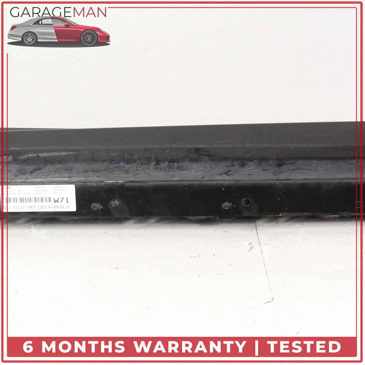 2014-2021 BMW M235i F22 Left Driver Side Skirt Molding Rocker Panel Black OEM