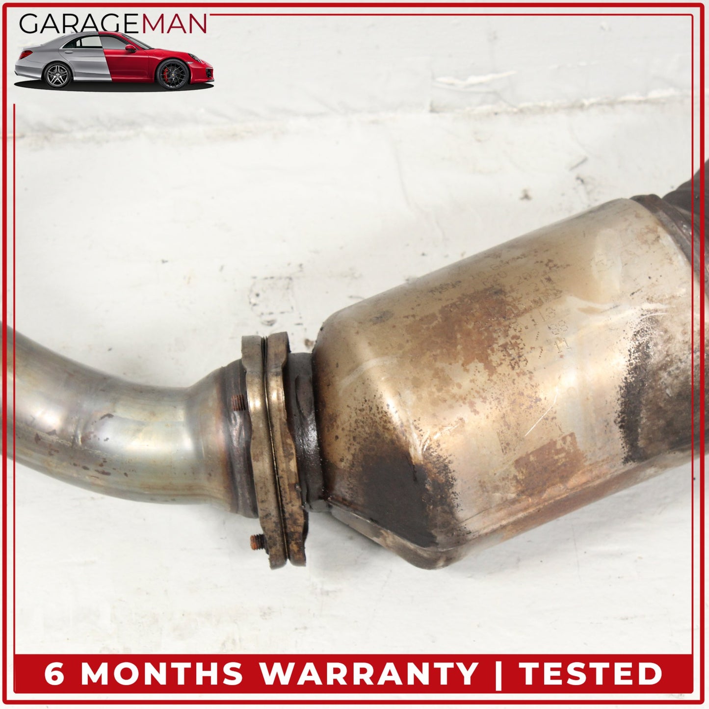 2011-2015 Audi Q7 Right Passenger Side Exhaust Downpipe 7L8254350S OEM