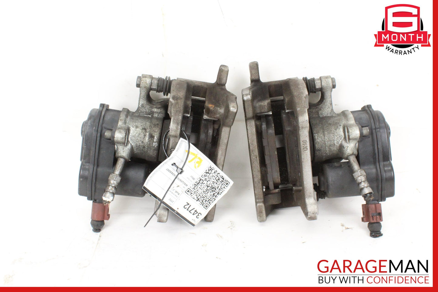 2009-2017 Audi A5 8T Rear Left and Right Side Brake Caliper Set 8K0615404B OEM