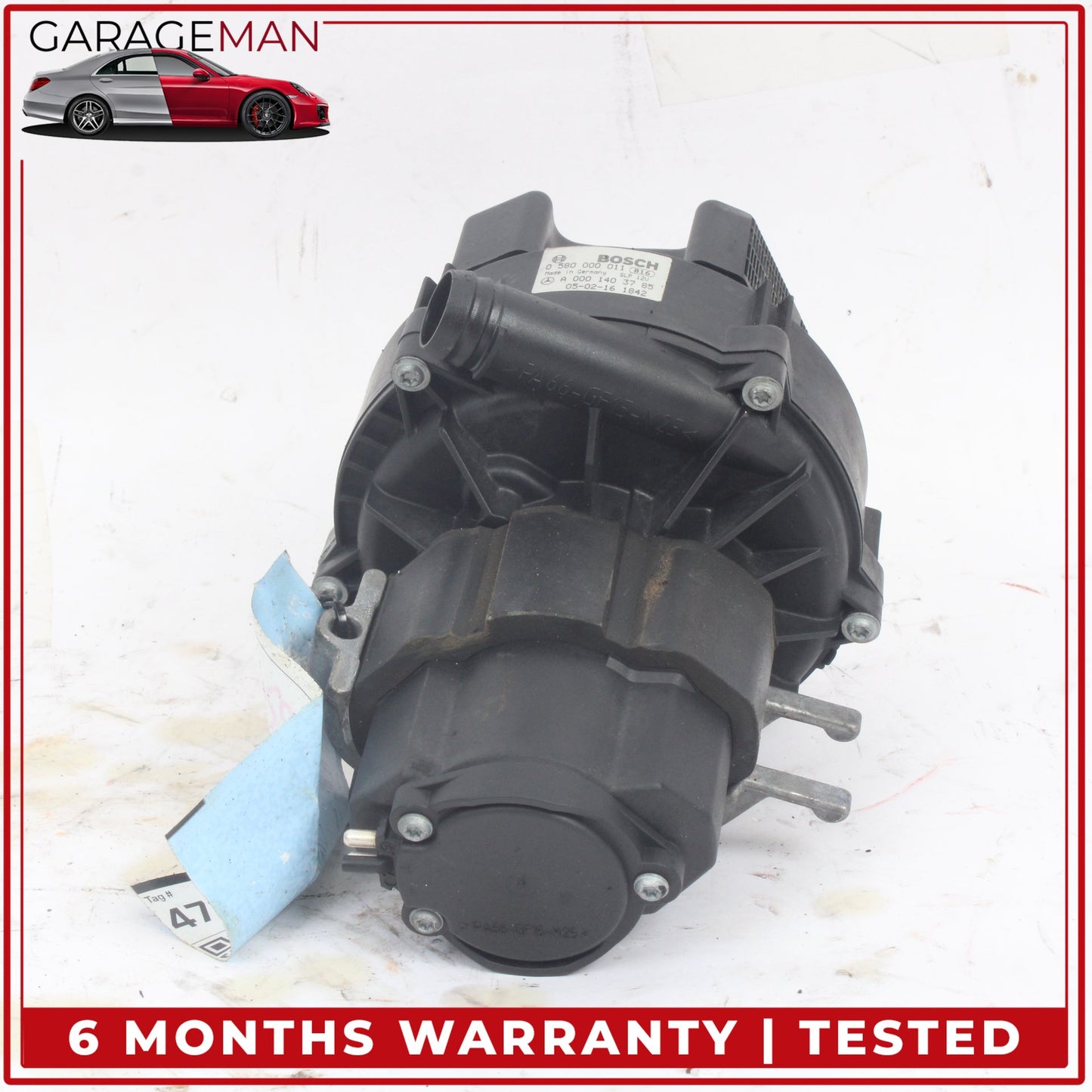 1998-2008 Mercedes W220 S430 Secondary Air Smog Pump Emission Control Bosch OEM