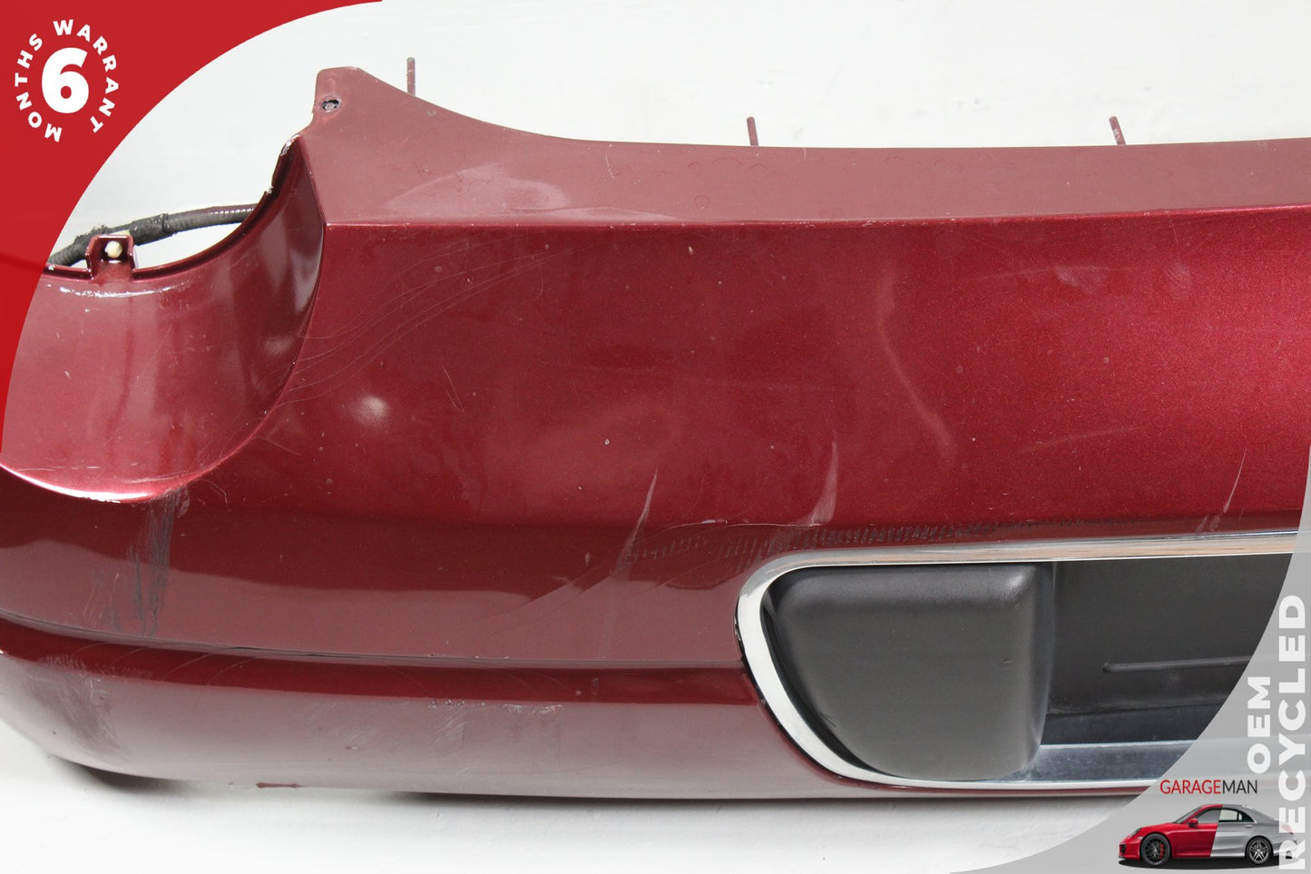 02-05 Ford Thunderbird Convertible Rear Bumper Cover Red 1W6Z17K835BAA