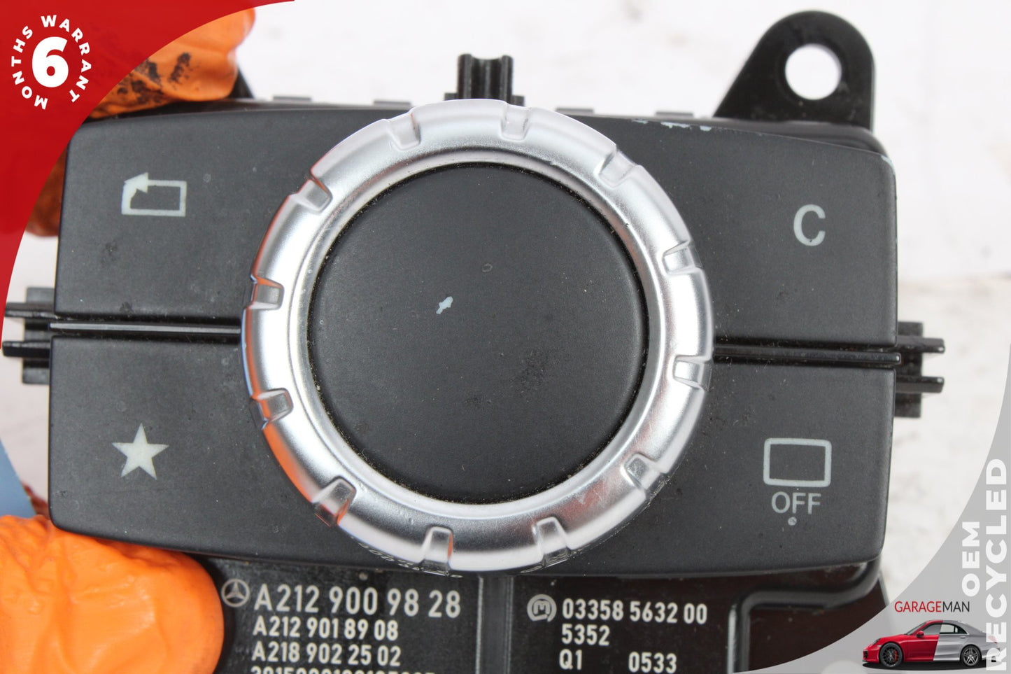 2015-2020 Mercedes-Benz E400 W207 Coupe Center Console Audio Radio Media Control Switch 2129009828 Genuine
