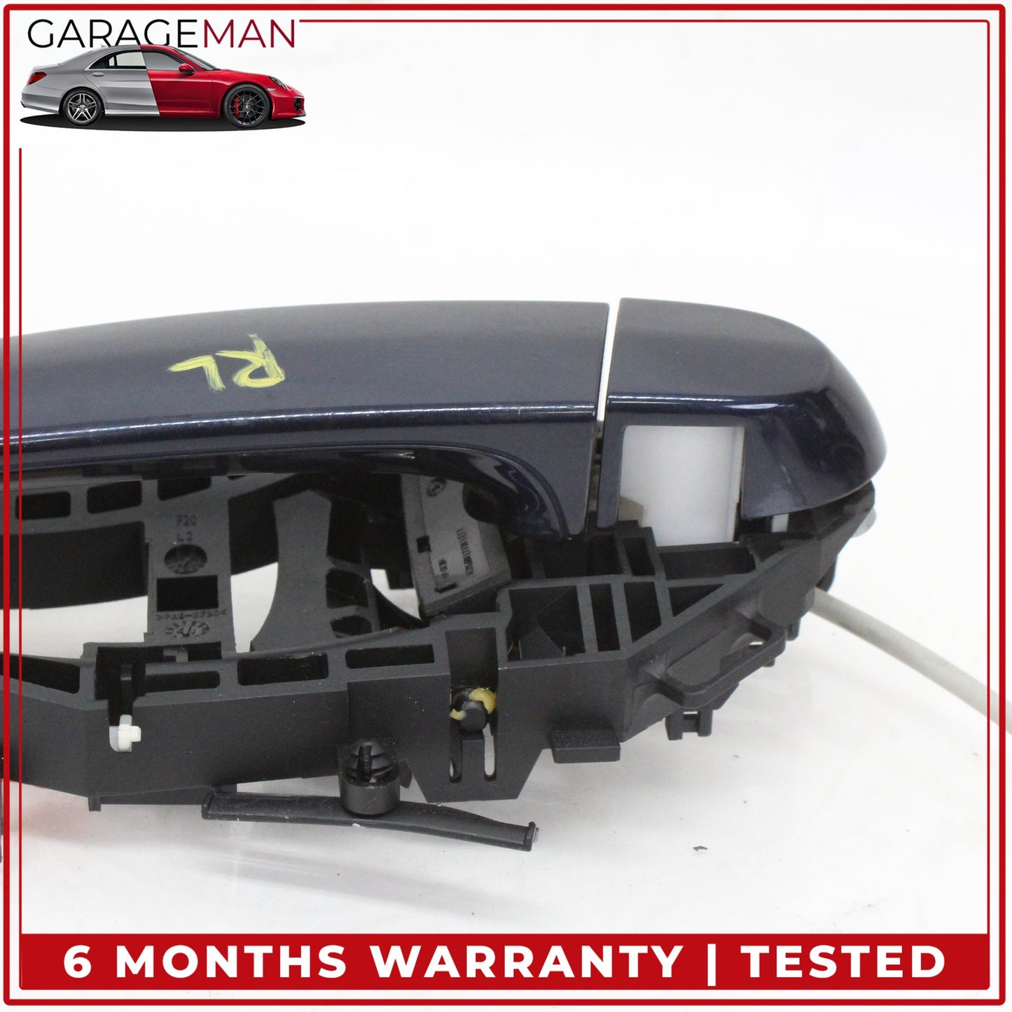 2014-2020 BMW 430i F36 Rear Left Driver Side Exterior Door Handle Blue OEM
