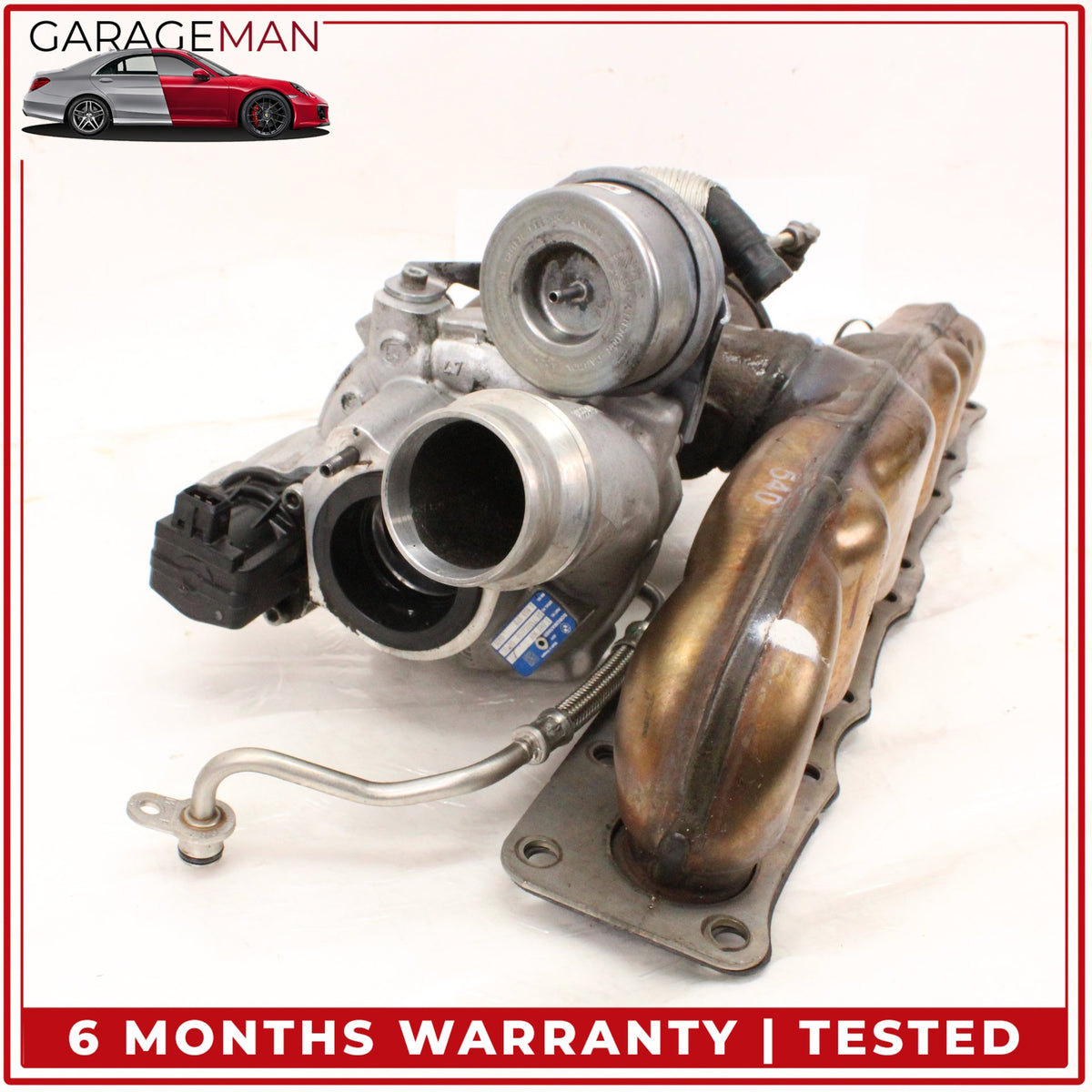 2011-2015 BMW 640i 740i 535i N55 3.0L Engine Motor Turbocharger 7583908 OEM