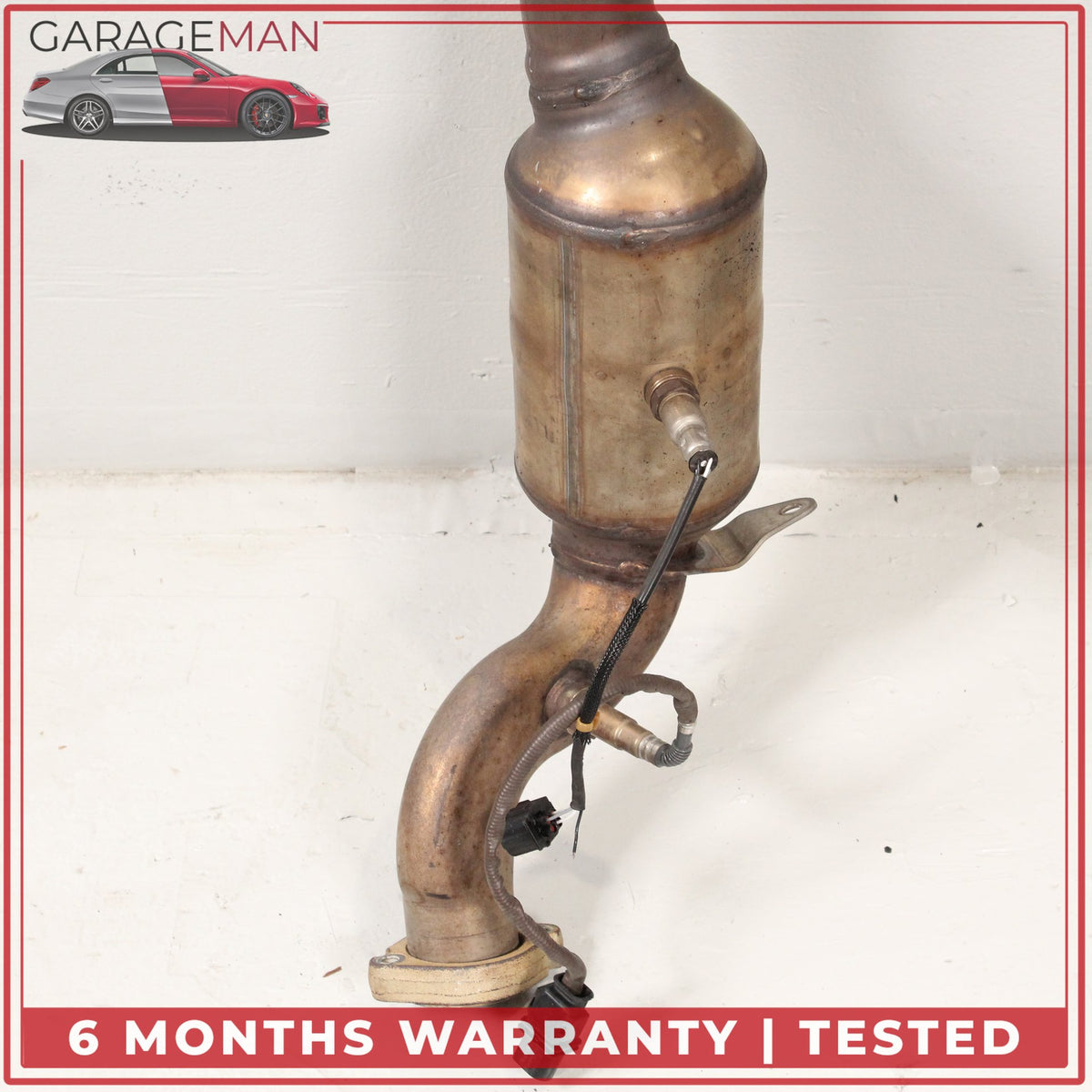 2011-2014 Mercedes W216 CL550 S550 Engine Exhaust Downpipe Resonator Set OEM