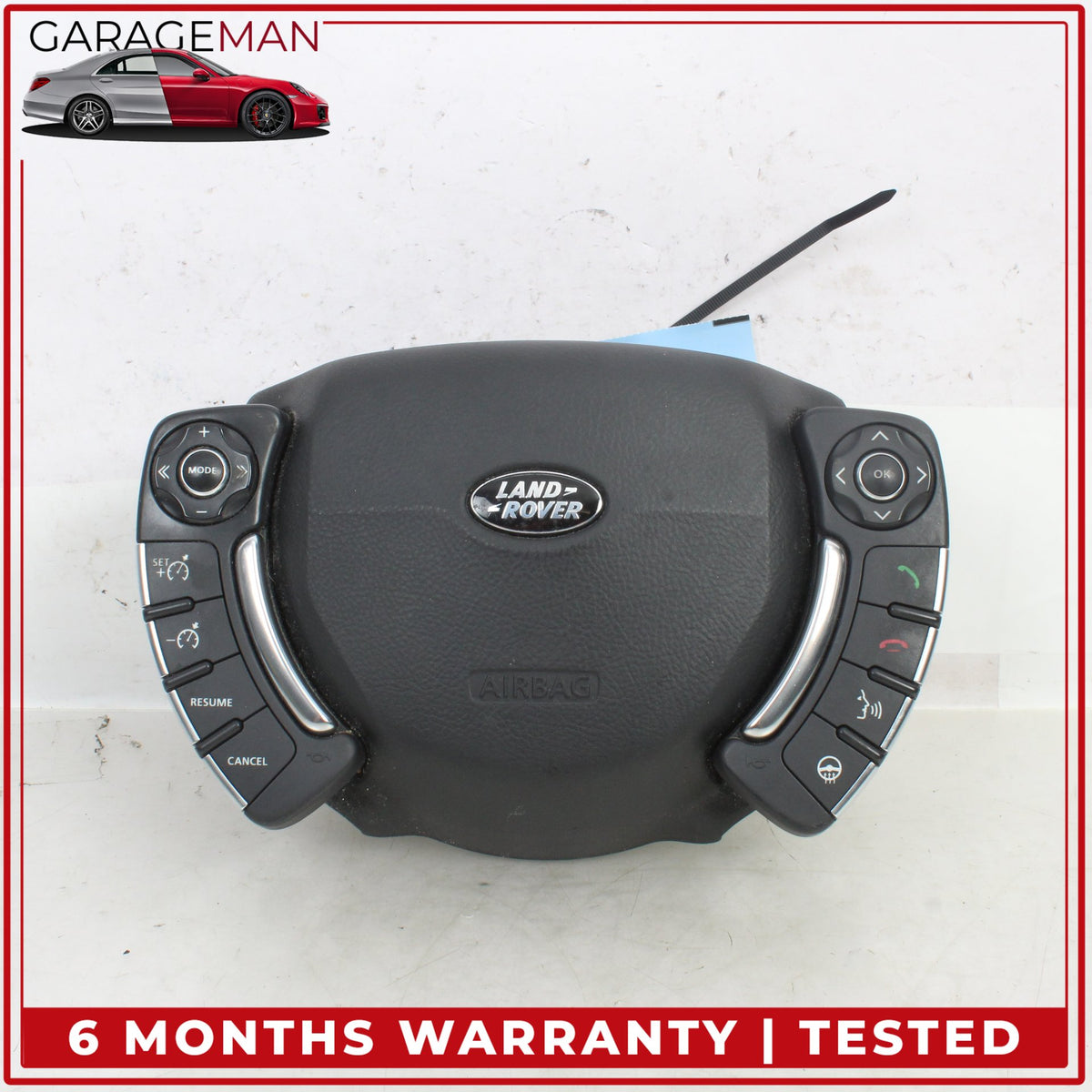 2010-2012 Land Rover Range Rover L322 Steering Wheel Airbag w/ Switch Button OEM