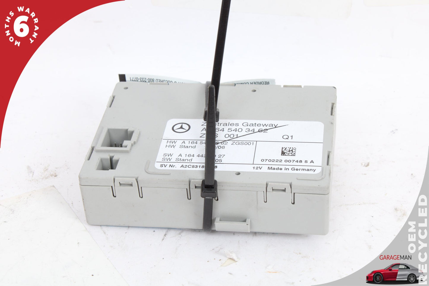 2006-2013 Mercedes W164 ML350 Gateway Control Module Unit 1645403462 OEM