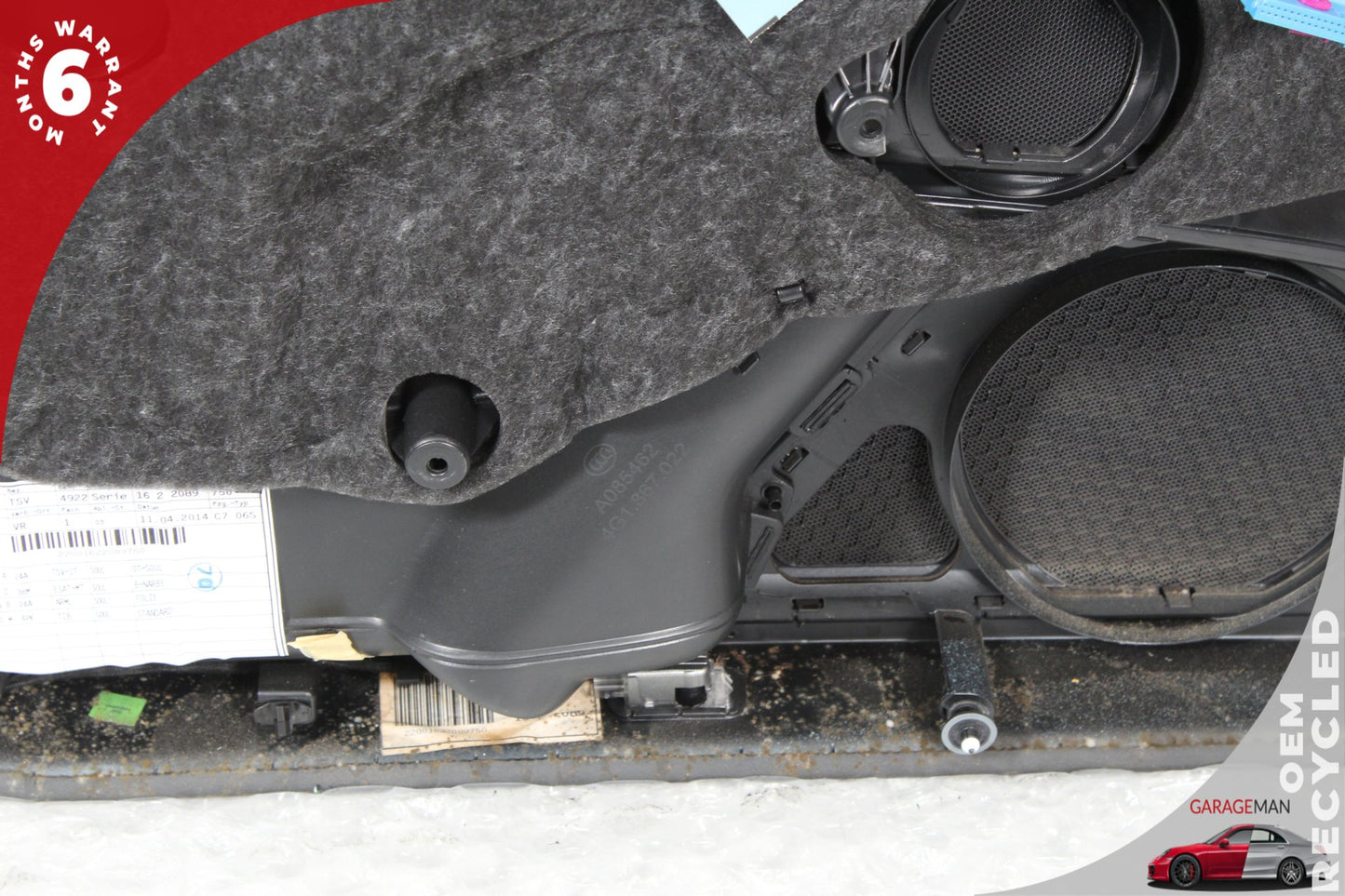2012-2012 Audi A6 Front Right Passenger Side Interior Door Panel 4G1867022 OEM