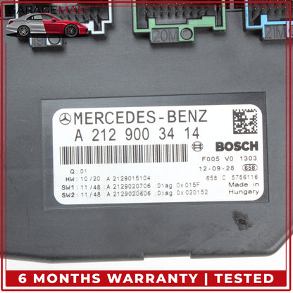2010-2020 Mercedes W204 C250 E400 Front SAM Module Relay Fuse Box 2129003414 OEM
